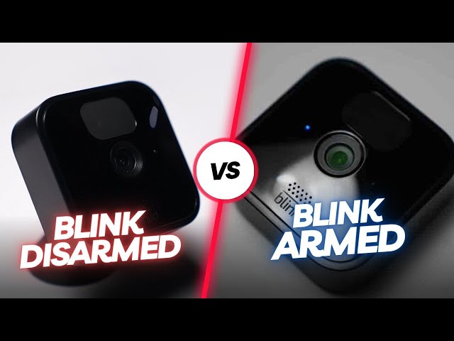 blink camera armed vs disarmed
